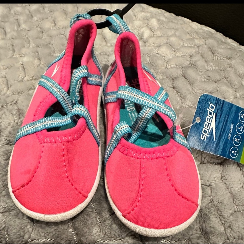 Speedo Toddler Girl Mary Jane Water Shoes Pink Toddler 5/6 Beach shoes Waterplay